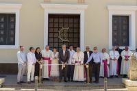 La Iglesia Católica recibió remozado y modernizado el museo, que relata la historia de la Catedral Primada de América Santa María La Menor.