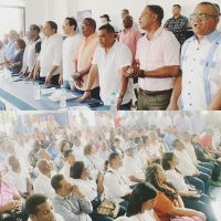 La agenda inició el viernes en Vicente Noble con reuniones junto a los equipos municipales y distritales.