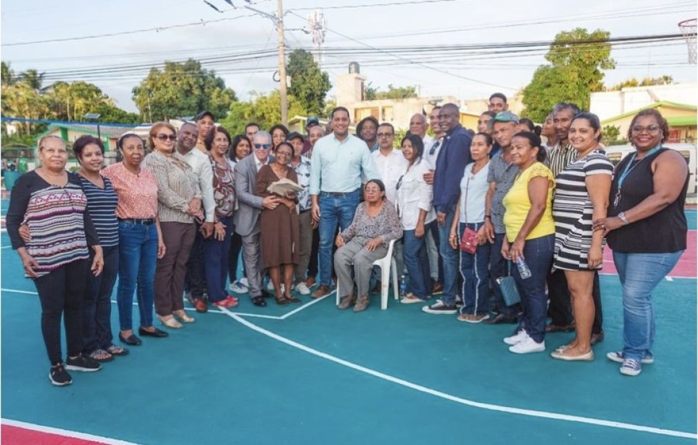 Alcaldía de San Juan inaugura en Manoguayabo obras del Presupuesto Participativo.