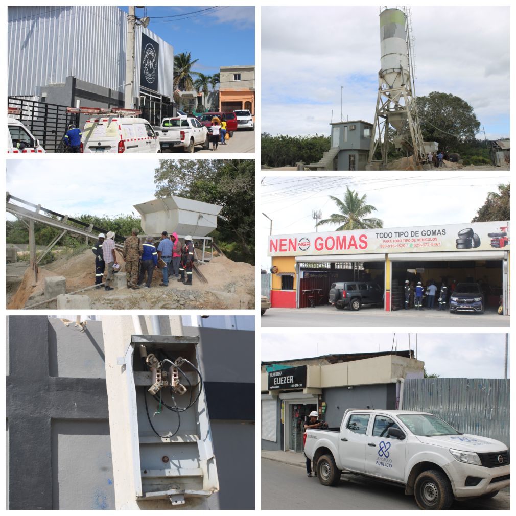 Entre los establecimientos se encuentran Suplidora Eliezer, The Mole Car Wash, The Mole Fitness Club, Concretera Sin Nombre y Neno Gomas y Radiadores. 