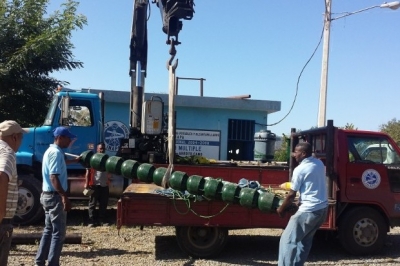 Instalan bomba en Arroyo Cano para reforzar servicio de agua: 