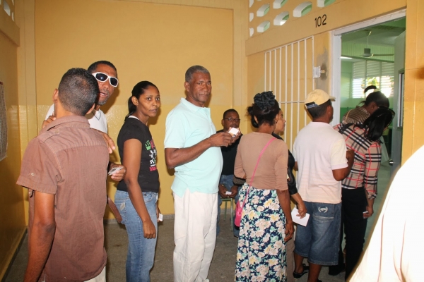 Votación del PLD en Hato Mayor en calma y concurrida