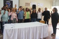 La Sociedad Civil Organizada llevó a cabo la firma del pacto entre los candidatos de Santo Domingo Oeste.