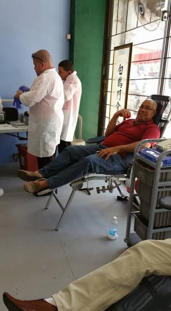 Dominicanos y Puertorriqueños donan sangre en operativo: 