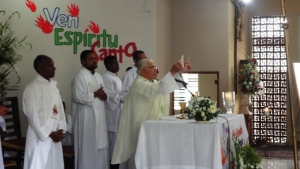 Ayuntamiento de Fantino clausura sus fiestas patronales con misa:  