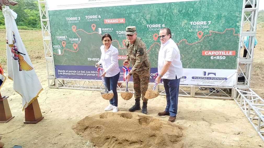 Gobierno inicia continuación del muro fronterizo desde La Sal hasta Capotillo en Dajabón.