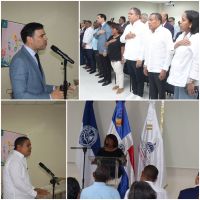 El acto contó con la participación de los senadores de las provincias de Barhaona e Independencia.