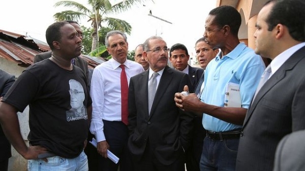 Presidente Medina evalúa colapso de la cañada El Arrozal, en la Ciénaga: 