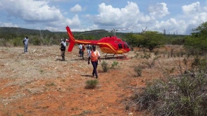 Se accidenta helicóptero en Santiago Rodríguez, en la foto uno de los aparatos que se precipitaron en el año 2015.