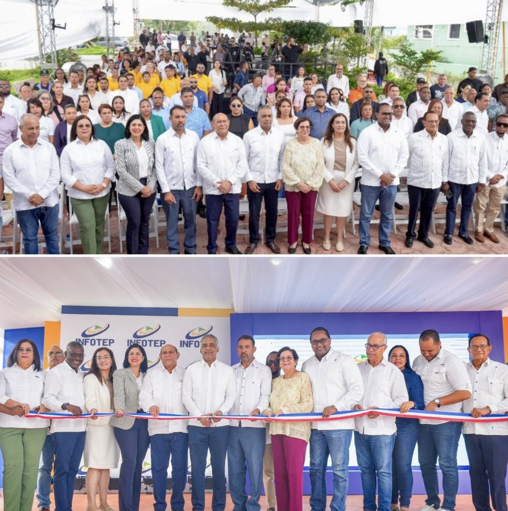 La actividad estuvo encabezada por el ministro de la Presidencia, y el director general del Infotep.