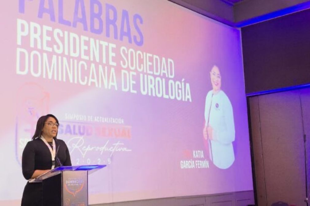 Katia García, presidenta de la Sociedad Dominicana de Urología.