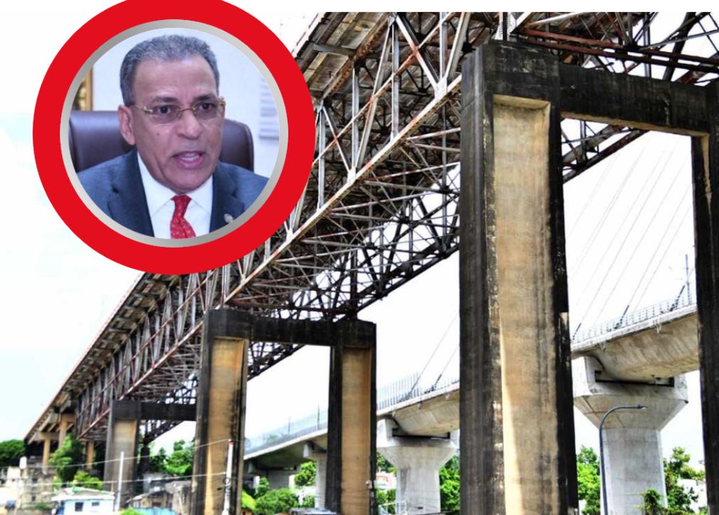 La intervención actual en el puente consiste en cambios de emergencia de piezas deterioradas, pero el ingeniero consideró que estas medidas son insuficientes. (Amo Dominicana).