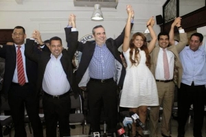 Alcalde de Bonao y directora de La Guáyiga formalizan su apoyo a Luis Abinader: 