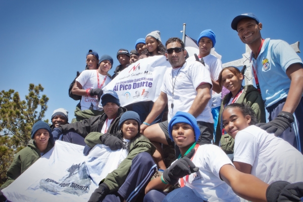 Asistentes a una de las pasadas excursiones auspiciadas por el montañista Karim Mella.