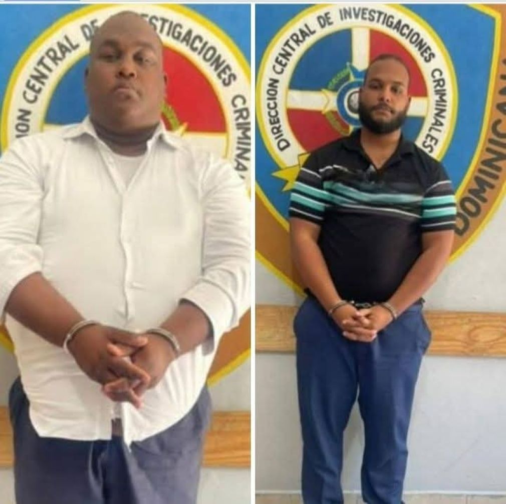 Ángel Adriano Báez y Deuris Misael Florián Matos sustrajeron el dinero de la institución bancaria.