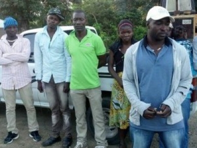 Detienen camioneta con 8 haitianos ilegales en Santiago Rodríguez: 