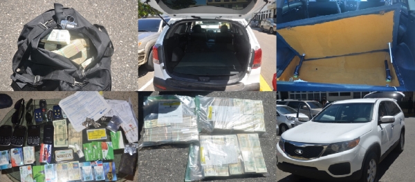 DNCD  apresa a un hombre con  500 mil 60 dólares en efectivo una yipeta