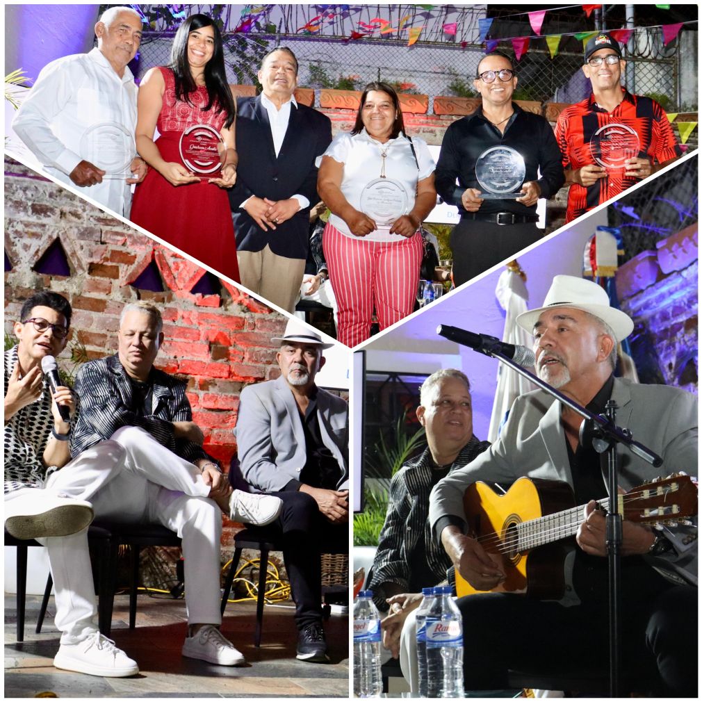 Los homenajeados fueron Rafael Antonio Brito (Rafa Aventurero), Ramón Stalin Salcedo (Chanina), Yris Ramona Lantigua Polonia “La Mamasota”, Marcos Jorge y Grecheen Acosta.