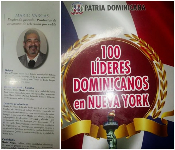 Dominicano entre 100 lideres exaltado por su trabajo en New York