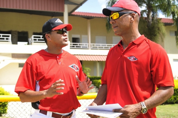 Audo Vicente y Moises Alou. 