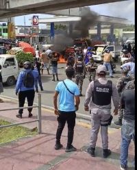 Los protestantes exigen soluciones a las autoridades municipales. 