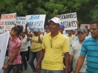 Protesta en villa jaragua