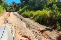 La carretera del kilómetro 14 de Restauración a Río Limpio en estado crítico, piden intervención urgente de las autoridades.