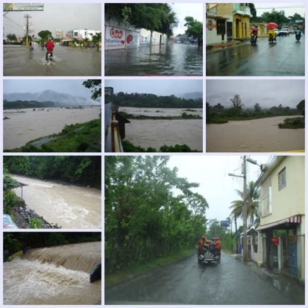 Lluvias de Isaac desbordaron ríos, arroyos y cañadas