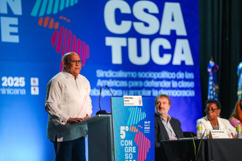 Rafael Santo Badía, director INFOTEP, diserta en clausura congreso.