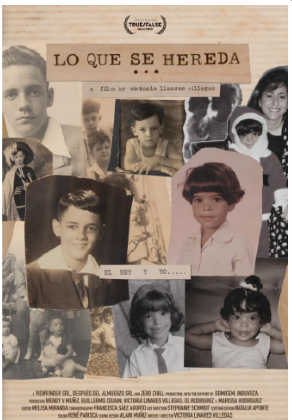 Cartel de Lo que se hereda, documental de Victoria Linares Villegas.