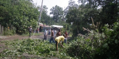 Tornado provoca daños en el municipio de Loma de Cabrera