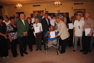 Autoridades del municipio de Santiago homenajean 50 constitucionalistas: 
