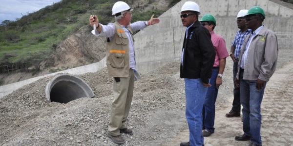 Director del INDRHI resalta los avances en la construcción de la presa de Monte Grande