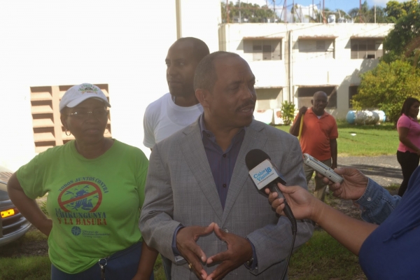 Anuncina operativo de limpieza en el municipio San Cristóbal