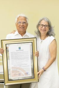López agradeció el reconocimiento y dijo que lo recibe con humildad.