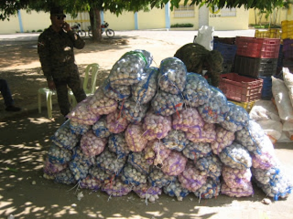 Cesfront ocupa contrabando de 23 sacos de ajo