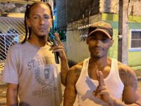 Aneudy y Joel, hombres rescataron menor en alcantarilla en San Cristóbal.