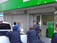 Banco BHD-León robado en Tamboril, Santiago.