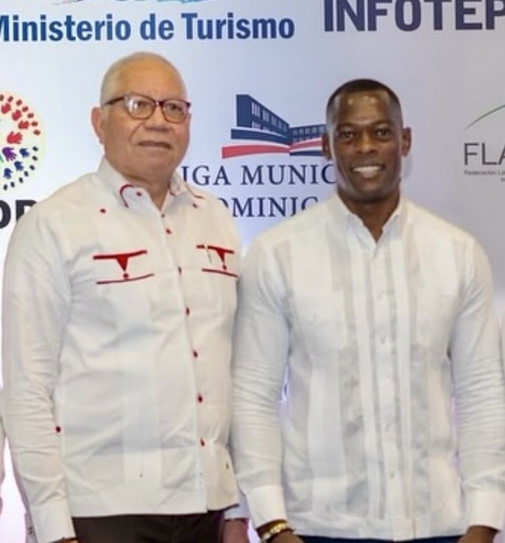 Pedro Richardson y Lioncito José, director ejecutivo y presidente de Fedodim, respectivamente.