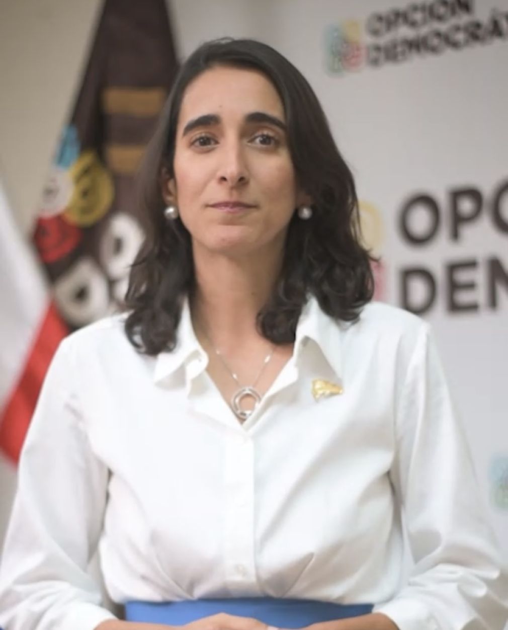 Virginia Antares, candidata presidencial por el Partido Opción Democrática.
