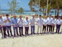 La obra fue realizada por el Comité Ejecutor de Infraestructuras de Zonas Turísticas (Ceiztur), a un costo total de RD$107,845,126.