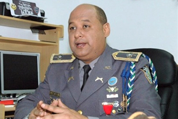 Máximo Báez Aybar, vocero de la Policía Nacional.