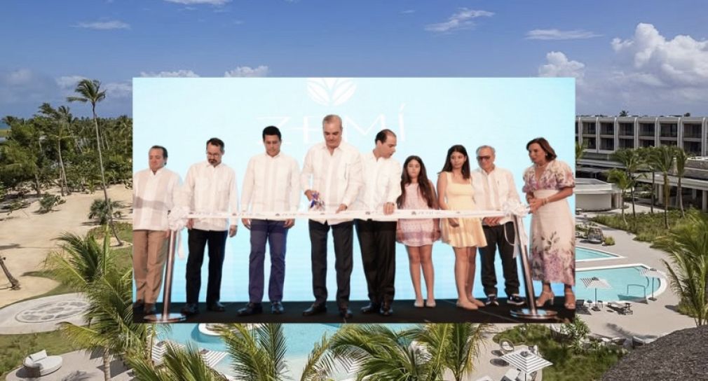 El presidente Luis Abinader encabezó la inauguración acompañado del ministro de Turismo, David Collado y la familia Rainieri.
