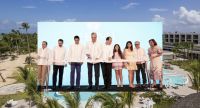 El presidente Luis Abinader encabezó la inauguración acompañado del ministro de Turismo, David Collado y la familia Rainieri.