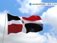 Bandera de República Dominicana. 