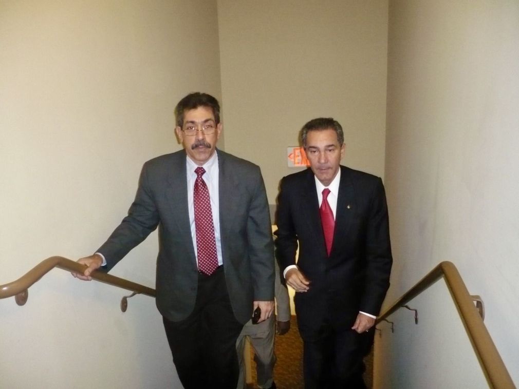 Jorge Asjana y Franklin García Fermín.
