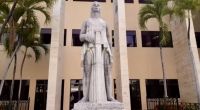Edificio de las Cortes, antiguo Palacio de Justicia del Centro de los Héroes, cuya demolición Icomos pide sea evitada para que no se pierda su patrimonio cultural y que se refuerce su estructura.