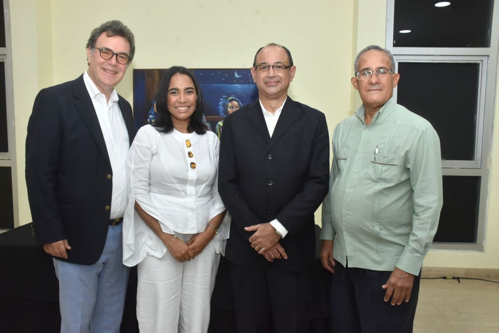Jottin Cury, Lilian Carrasco, Enriquillo Rodríguez Amiama e Isael Pérez.