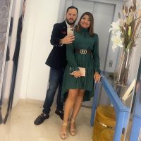 Omar Tejada y su esposa Diana.