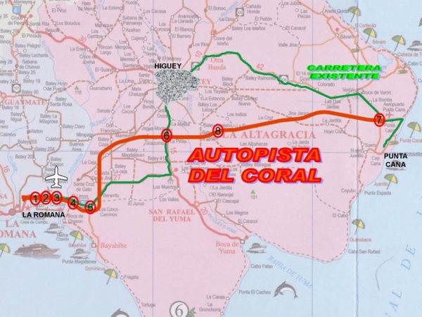 Diario Libre: "Autovía del Coral, inconclusa"